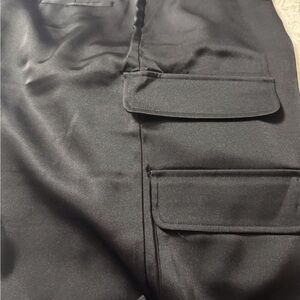 Womens Black Cargo Pants